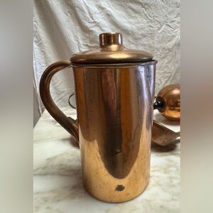 Copper pitcher